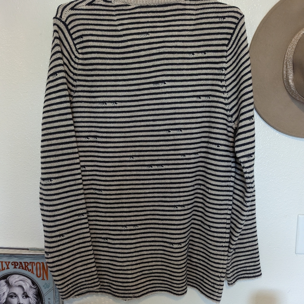 Lindbergh Striped distressed sweater NWT - Picture 7 of 7